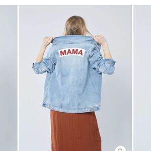 Ingrid & Isabel Light Blue 'Mama' Jean Jacket